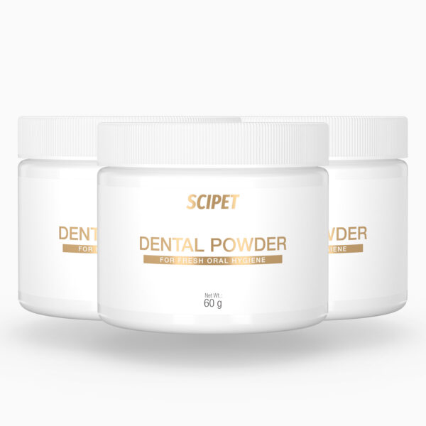 SciPet Polvere Dentale per cani – 3x60 g