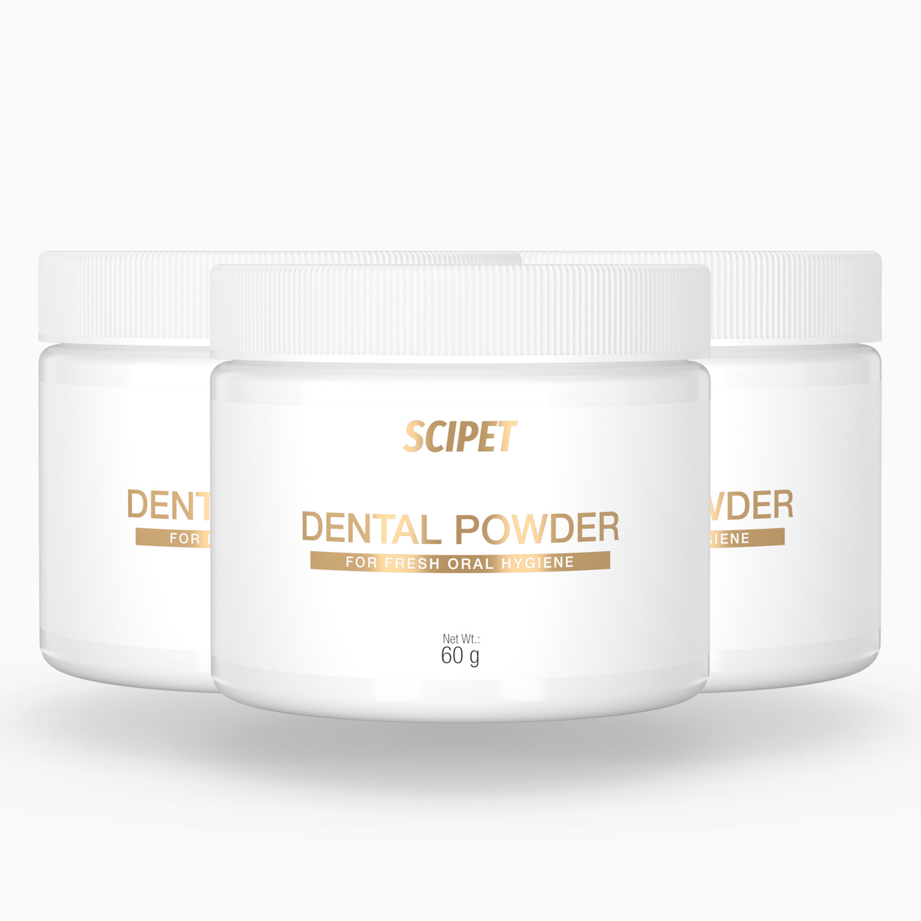 SciPet Polvere Dentale per cani – 3x60 g