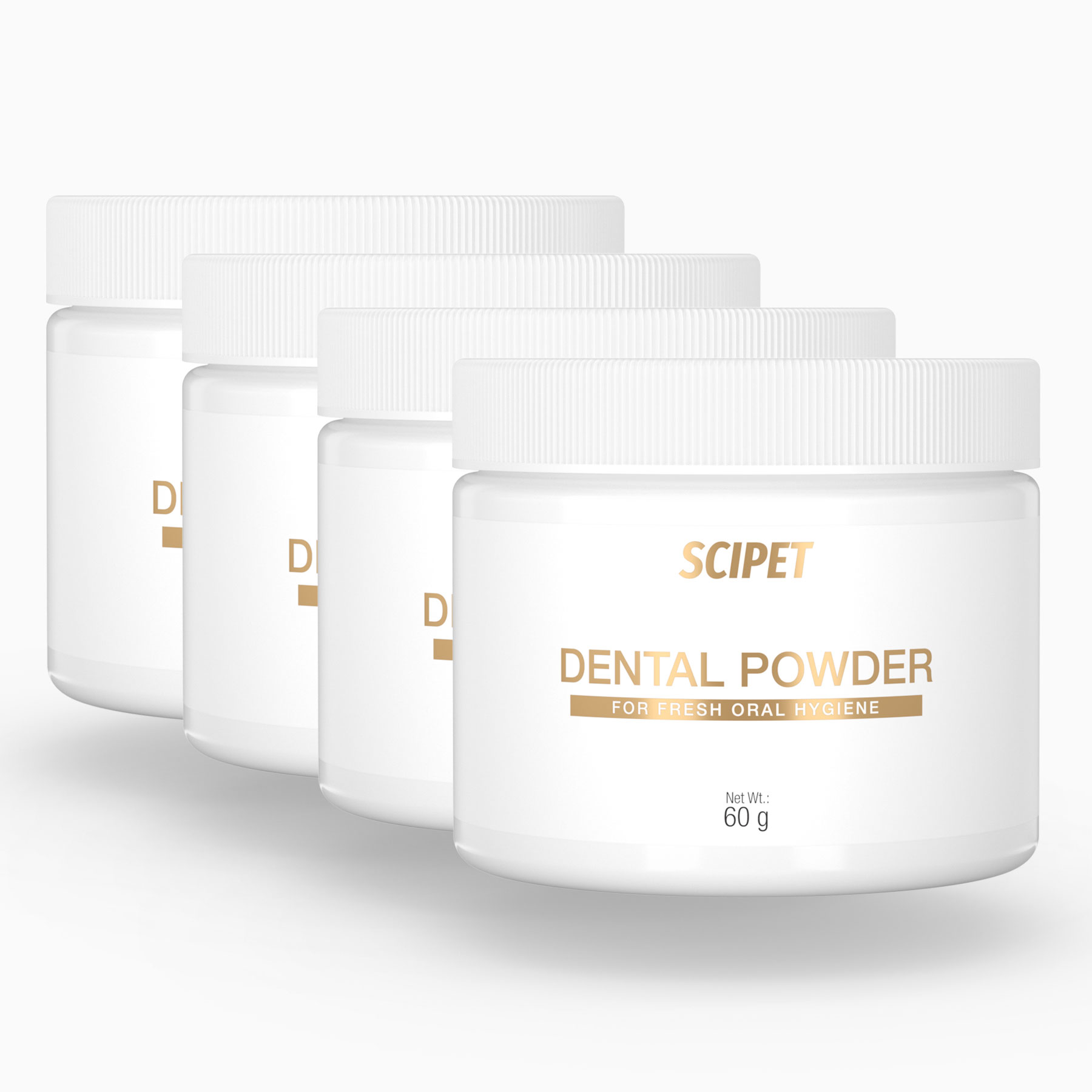 SciPet Polvere Dentale per cani – 4x60 g